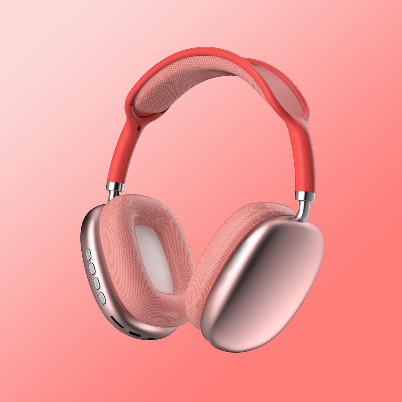 Stylish Blue Noise Isolating Wireless Headphones Over-Ear Bluetooth Headset With Adjustable Headband, Large Soft Ear Cushions, Deep Bass And Clear Treble, Easy Control Buttons, Compatible With Smartphones, Laptops, Tablets And Gaming Devices
