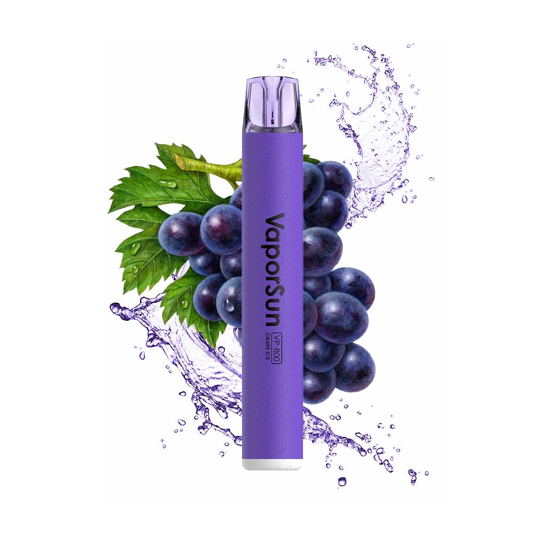 VaporSun vp-800 Vape Disposable e-cigarette 600 puffs 2ml 5% 1.4-ohm mesh,400 mah, up to 600 puffs