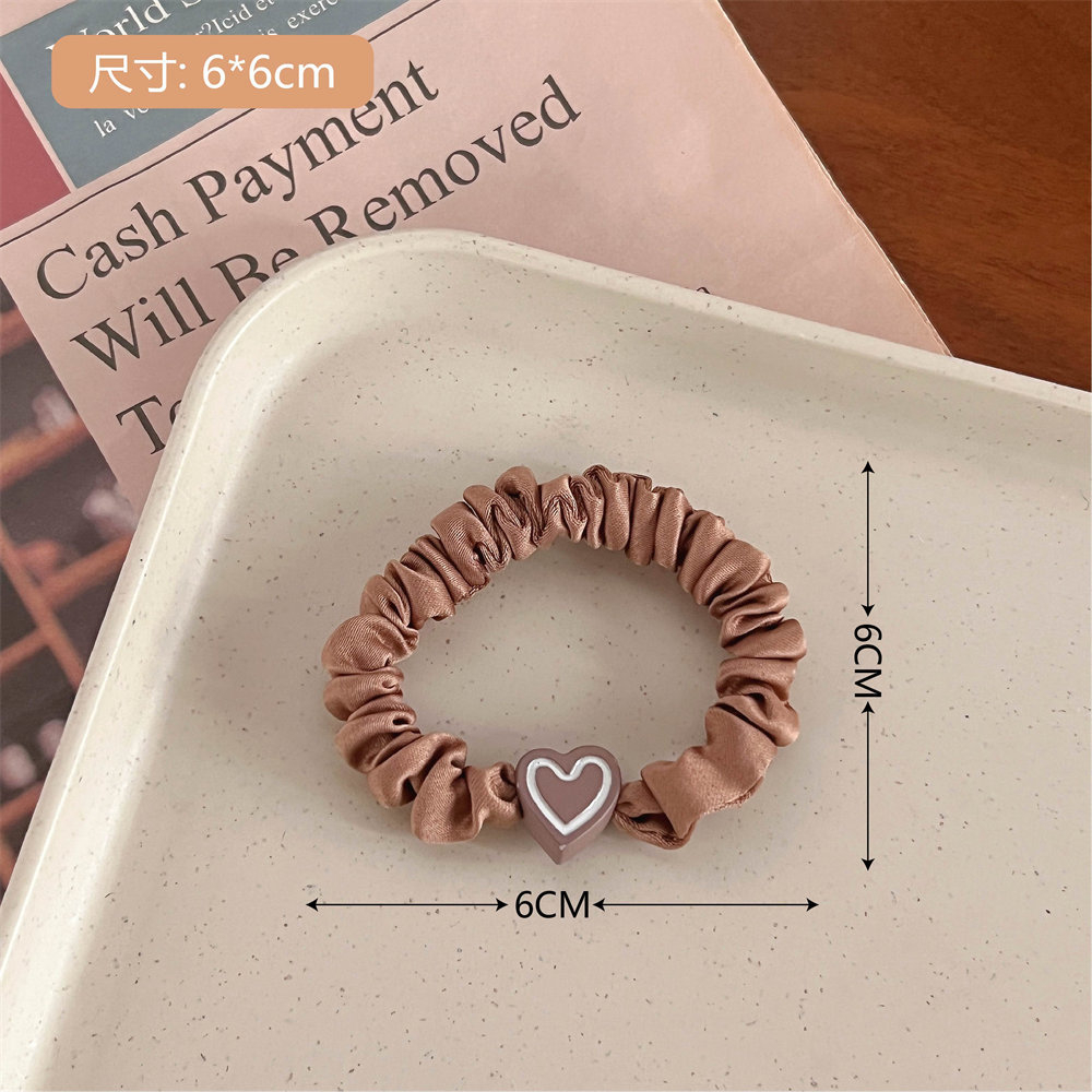 FQ1231 Women's Vintage Love Heart High Stretch Hairband Hair Accessories