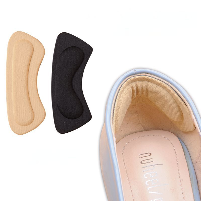 [Anti-Wear Foot Adjustment Shoe Size] Thick 4D Sponge Heel Stick Anti-Dropping Heel High Heels Half Size Pad