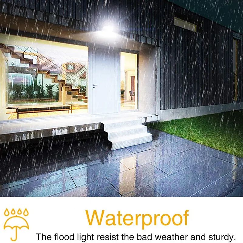 AUNONT LED Sensor Floodlight 20W 30W 50W IP65 Outdoor Waterproof Garden Corridor Light Body Light Control Floodlight Motion Sensor Reflector LED Floodlight Outdoor 10W Motion Sensor Reflector LED Floodlight 50W 100W 150W Garden Lighting Spotlight