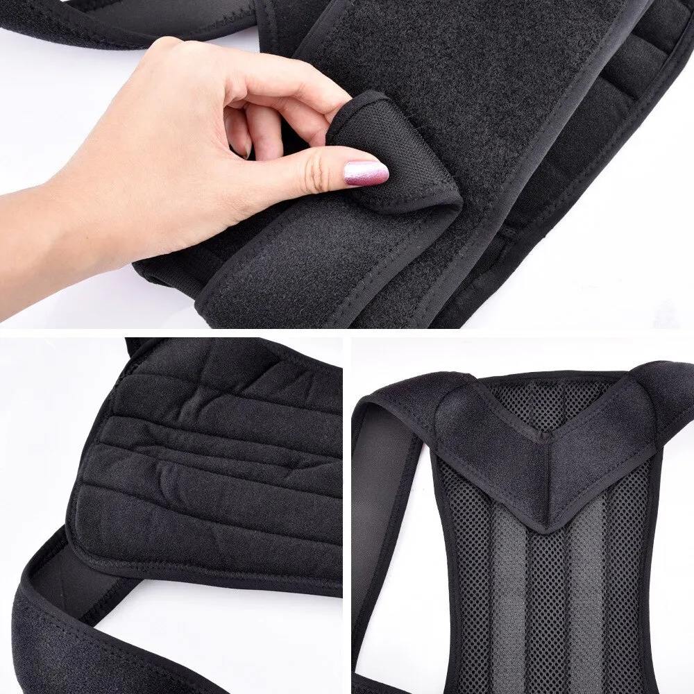 1PCS Adjustable Posture Corrector Corset Breathable Back Support Shoulder Lumbar Brace Support Straight Corrector for Men Women