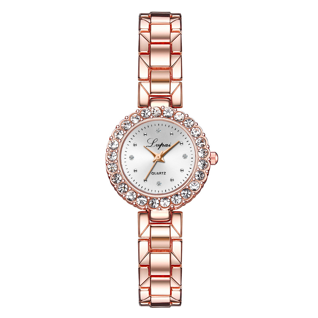 Diamond Watch Simple Quartz Watch Watch Steel Band Ladies Quartz Watch Girls Jewelry Watch