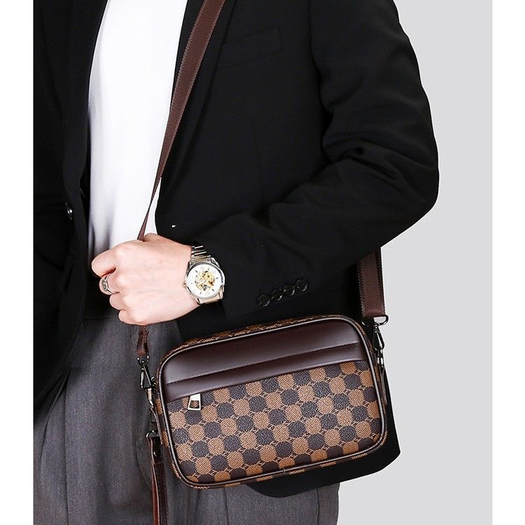 2025 New Men's Crossbody Bag, Mini Small Backpack, Fashion Minimalist Phone Bag, Casual Single-Shoulder Bag, Portable Clutch Bag for Men