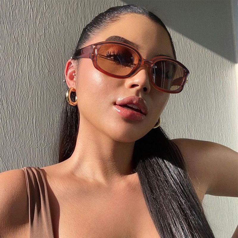 385 Oval Women s Sunglasses Y2K Sun Glasses Futuristic Punk Shades Vintage Eyeglasses for Women