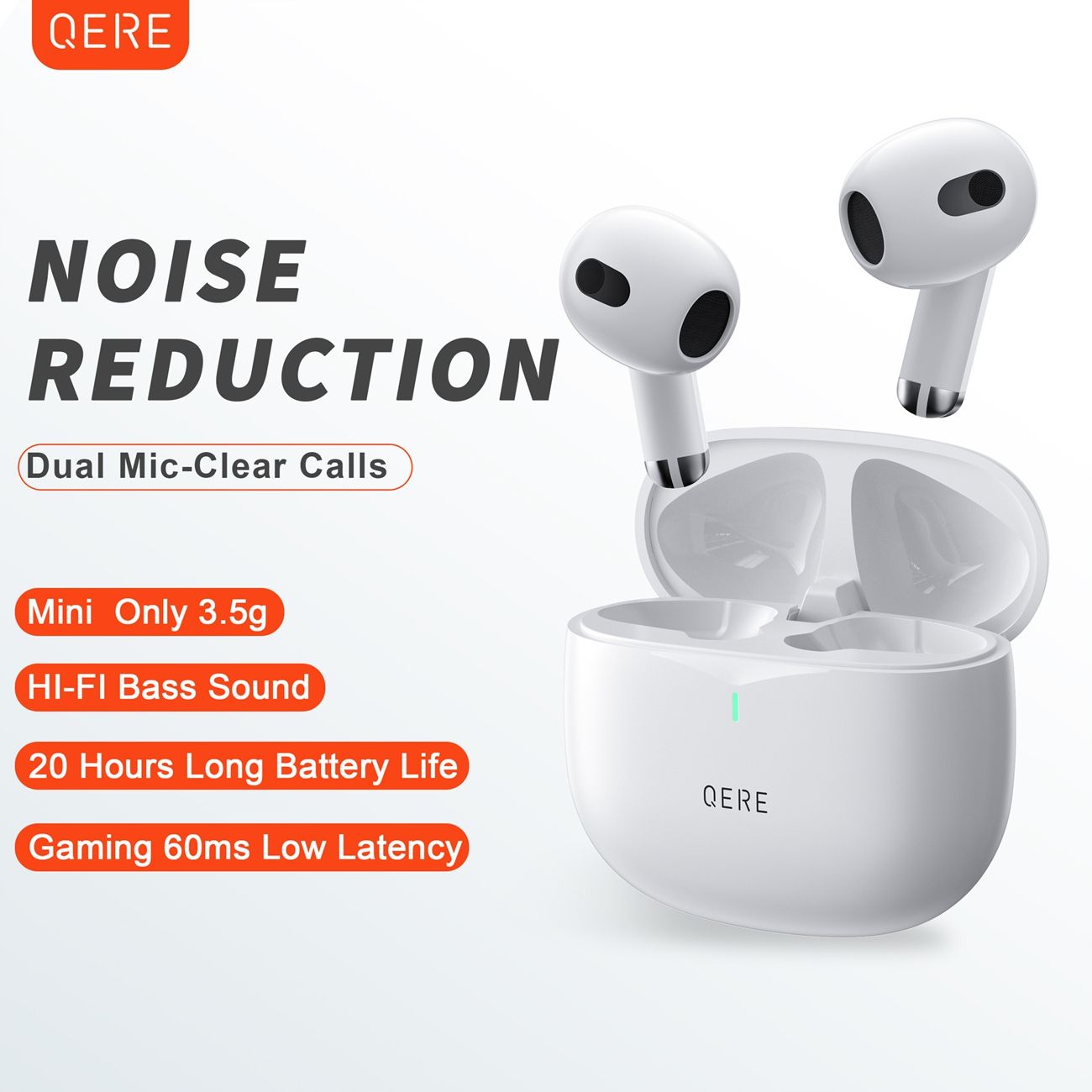 Bluetooth headset E28 high sound quality tws wireless bluetooth headset in-ear heavy bass gaming headset ultra-long battery life music, sports, outdoor bluetooth headset
