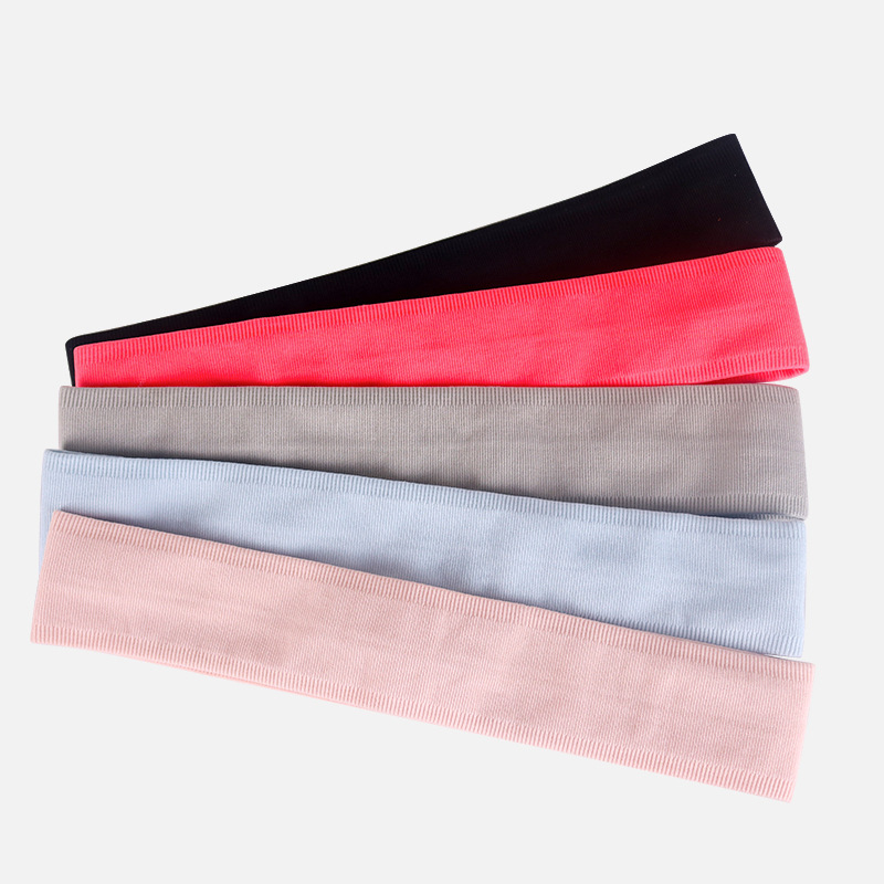 SK055 High Elastic Outdoor Sports Running Sweatband Fitness Yoga Cycling Sweatproof Non-slip Hair Bands Headband For Field Events