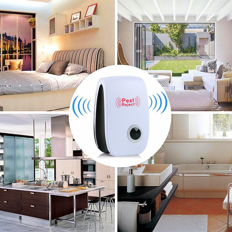 1Pcs Pest Reject Ultrasound Mouse Cockroach Repeller Device Insect Rats Spiders Mosquito Killer Pest Control Household Pest