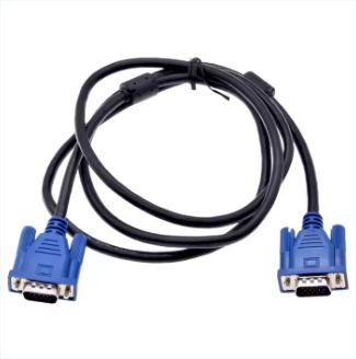 Computer adapter monitor HD extension Long Cable- VGA to VGA male cable with dual magnetic
