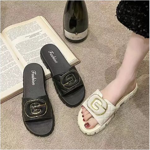 slides slipper women new styles G ladies flat shoe soft sole outdoor sandals