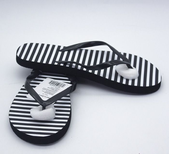Custom Logo Print PVC Flipflops Slipper- Outdoor Strand Unisex Slippers