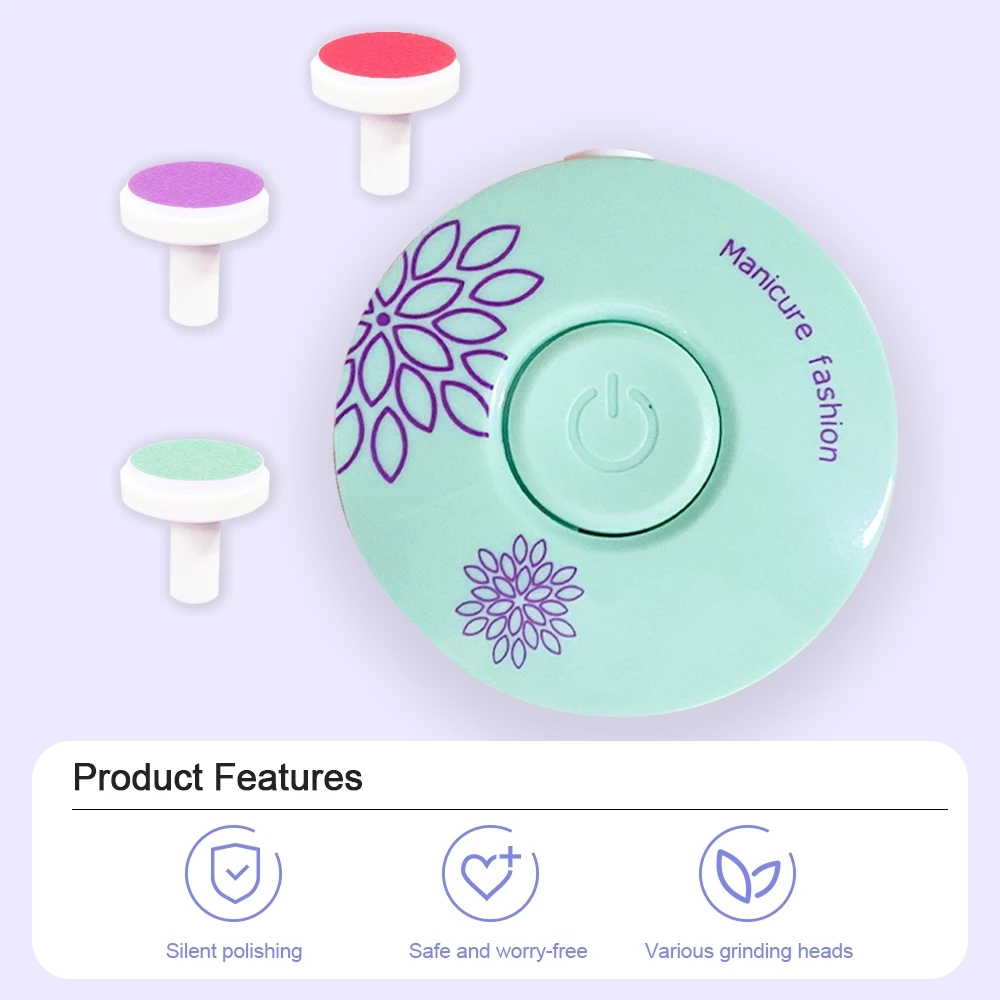 MQ-800 Baby Electric Nail Trimmer Baby Care Kit Kid Nail Polisher Tool Manicure Set Easy To Trim Nail File Clippers for Newborn