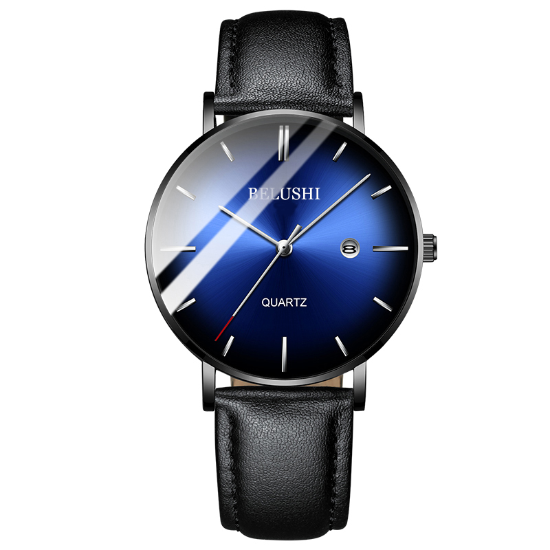 Mens Watches Ultra-Thin Minimalist Waterproof - Fashion Wrist Watch for Men Unisex Dress