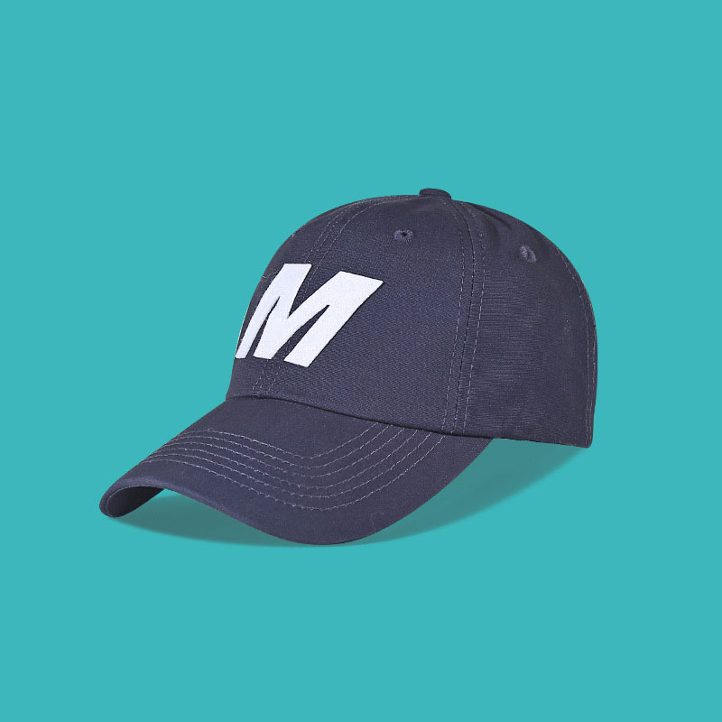 letter M baseball cap street cap shade baseball cap available for both men and women