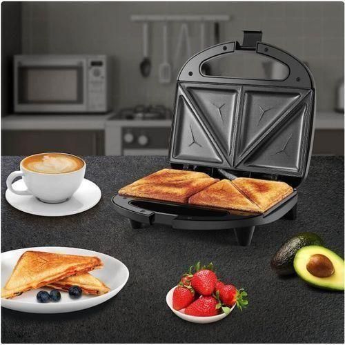 KUCALL LM-Sandwich Maker Toaster With Non-stick Plates - LED Indicator Lights
