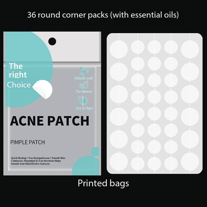 Classic Acne/Pimple Patches 36pcs (2 Sizes) | Invisible & Fast Healing