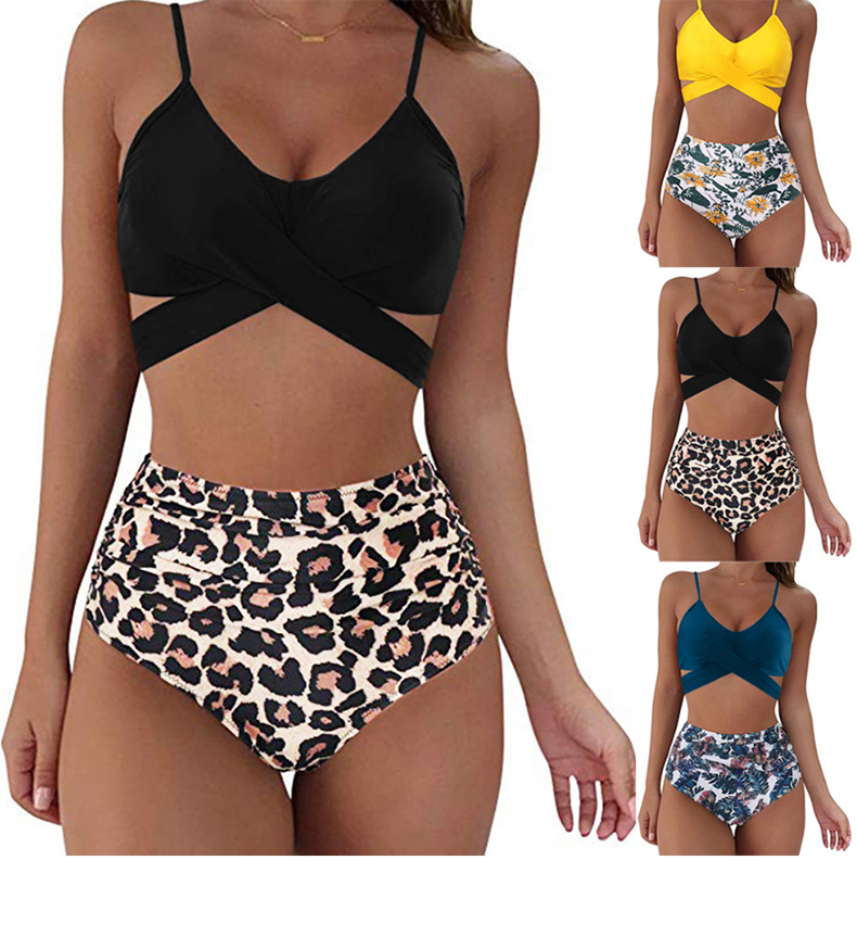 21520 Women Wrap Bikini Set Push Up High Waisted 2 Piece Swimsuits