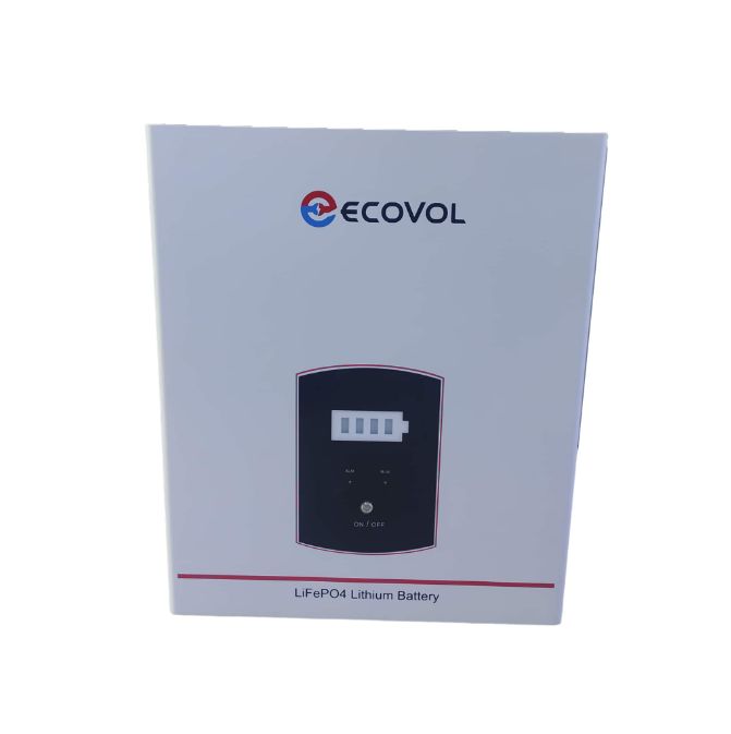 Ecovol Household Lithium Battery 24V, 150AH, 5KWH - Model: EVPWB-24150 - Over charge protection, Temperature detection, Short circuit protection