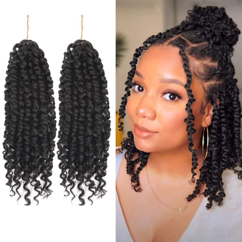 12 inches Spring twisted crochet hair wig Passion Twist Crochet Hair synthetic hair CRRSHOP wigs 