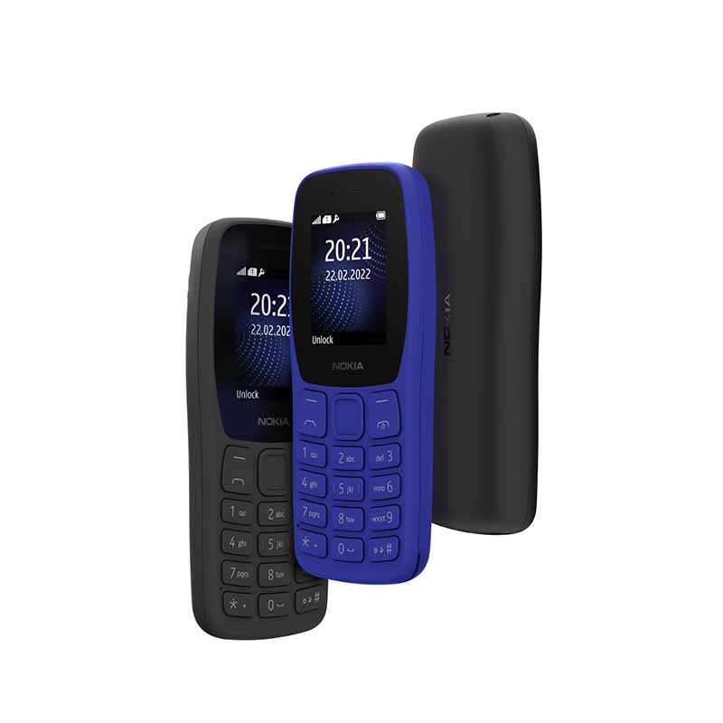 Nokia 105 Mobile Phone 2022 AE TA-1410 DS - BLACK