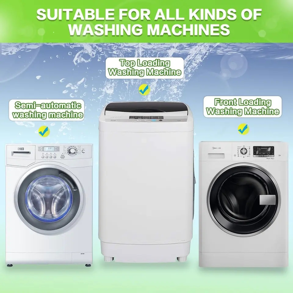 5 months' supply Washing Machine Tank Cleaning Tablets - 10 Tabs 