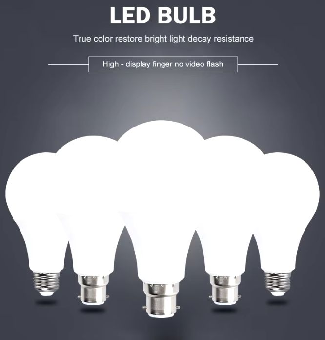 Raspo Energy saving B22 Led Bulb Lamp 5W 7W 9W 10W 12W 15W 18W indoor White Light Bulb Led- 6500K