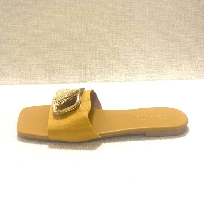 women's shoe golden love crown decorative flat-bottom sandals wearing comfortable versatile sandals