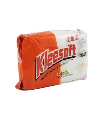 Kleesoft (3 in 1 ) Bar Soap Deep Cleaning Essence 110g, 220g, 275g 