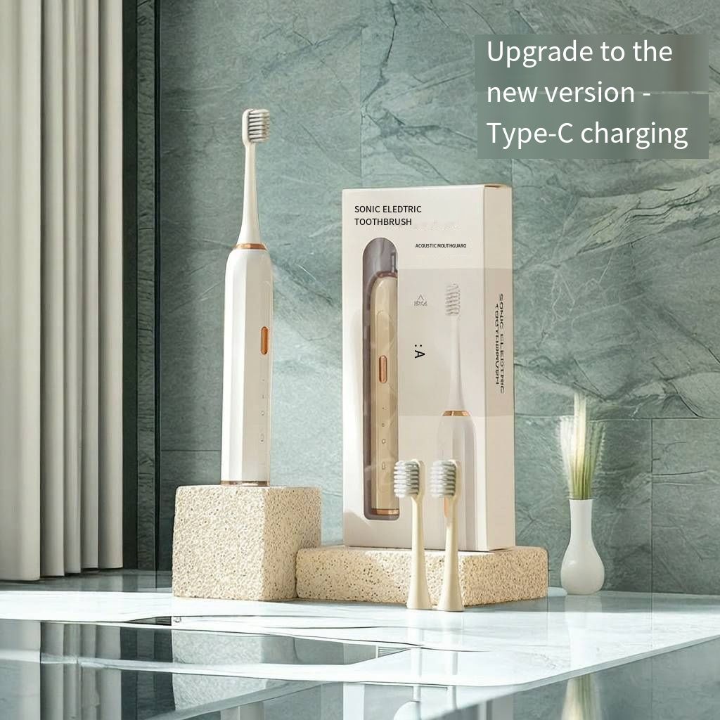 Adult Couple Sonic Electric Toothbrush, Smart Magnetic Levitation Ultra-quiet Toothbrush, High-frequency Vibration Deep Cleaning Toothbrush, Waterproof USB Fast Rechargeable Soft Bristle Oral Care Toothbrush for Daily Home Dental Cleaning