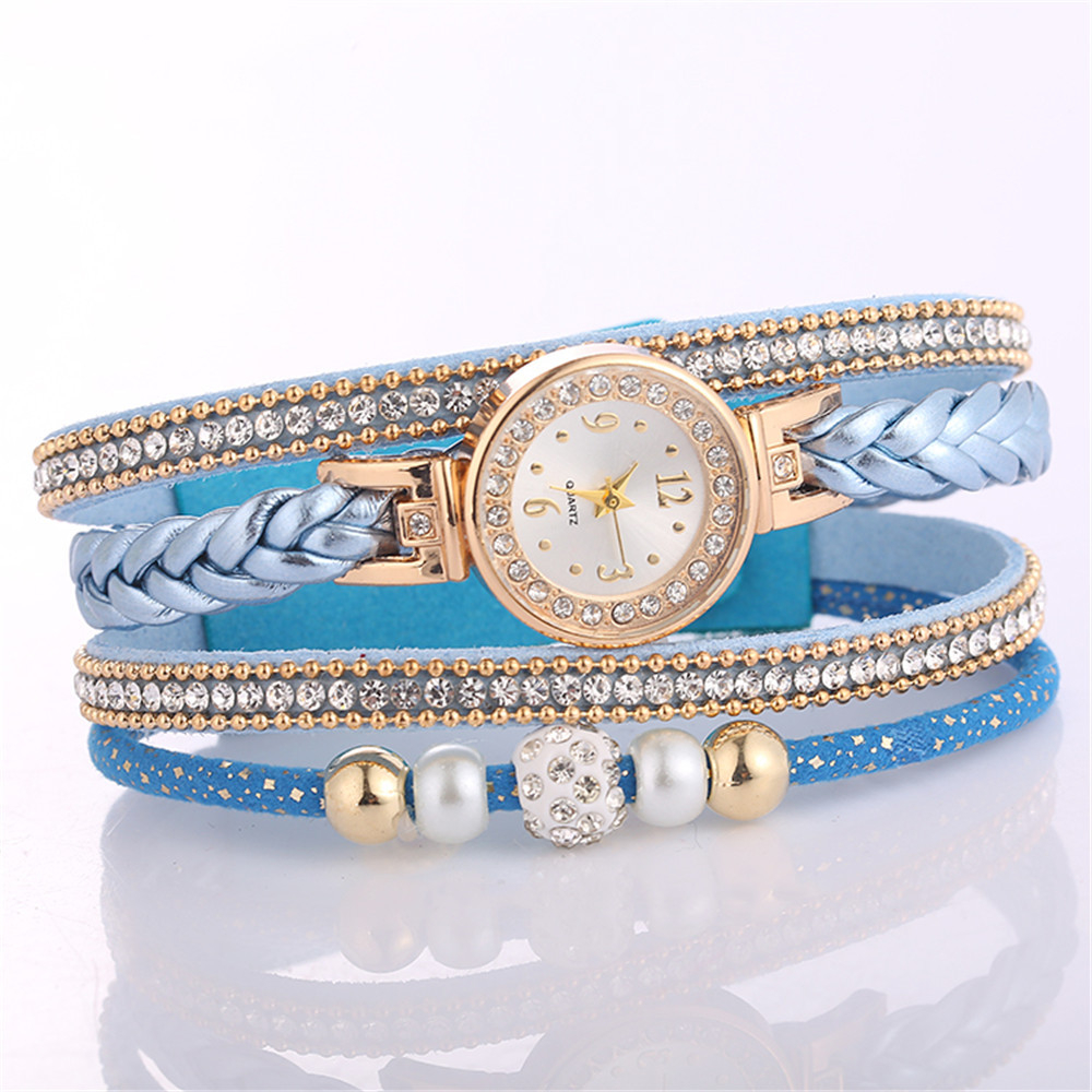 Beautiful Fashion Women's Bracelet Watch Ladies Watch Casual Round Analog Quartz Bracelet Watch Female Clock