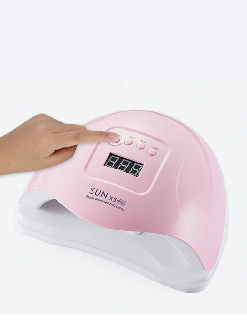 sunX5 plus  LED Lamp Nail Dryer 80W LEDs UV Ice Lamp For Drying Gel Polish Timer Auto Sensor Manicure Tools