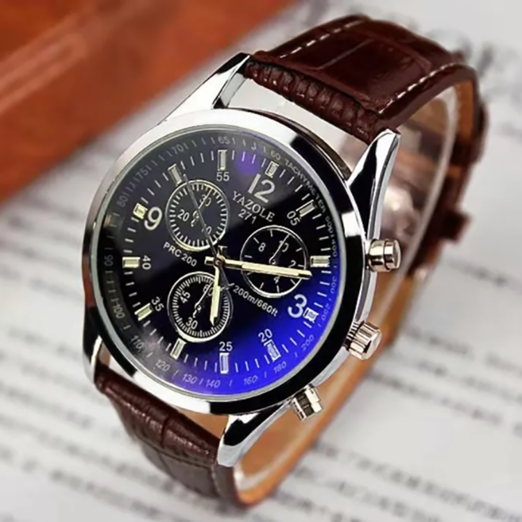 Men Watches leather straps Stainless Steel  Quartz Luxury Man Wristwatch boy Gift bargains