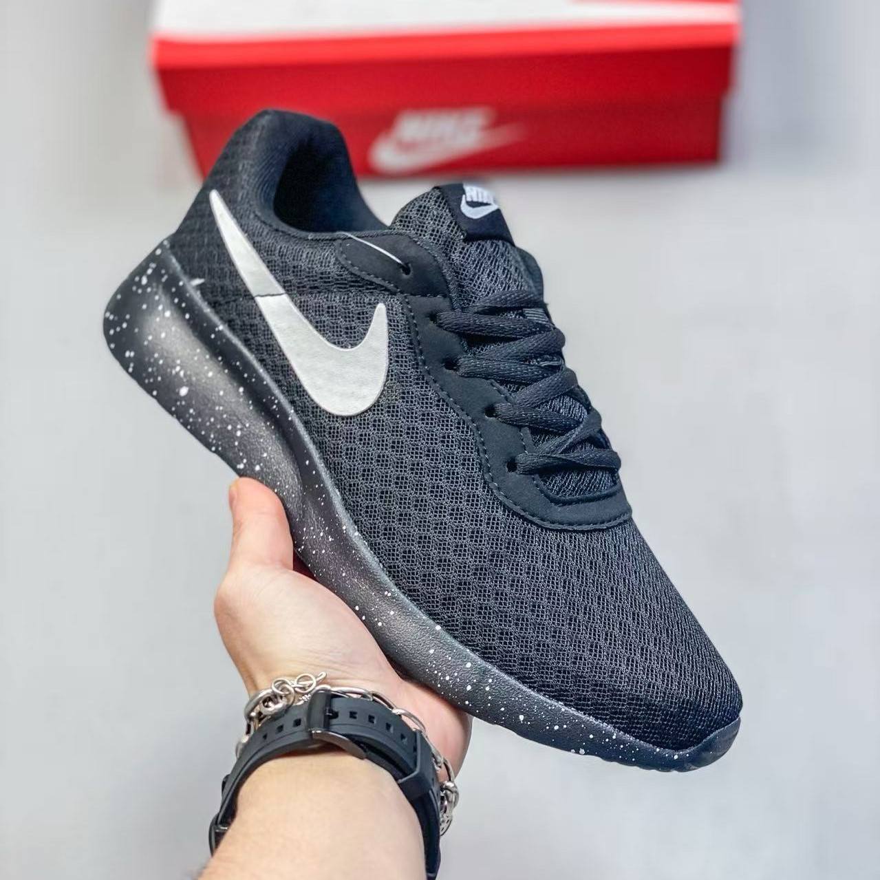 Nike Tanjun Men's/Women's Lightweight Breathable Running Shoes, Mesh Casual Sports Sneakers