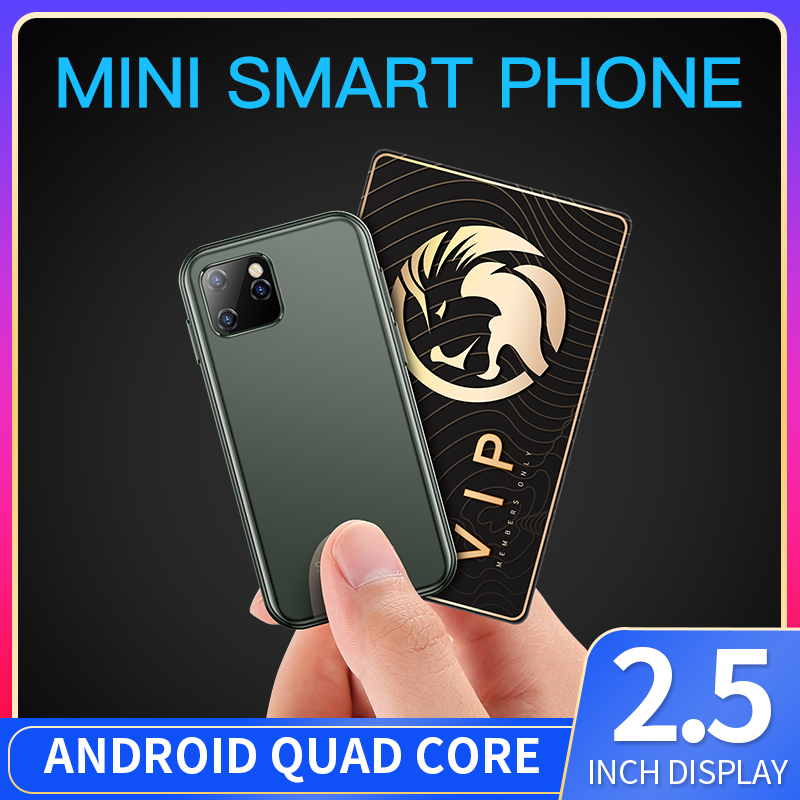 SOYES XS11 Mini Android 6.0 Cell Phones With 3D Glass Slim Body HD Camera Dual Sim Quad  Core Google Play Market Cute Smartphone