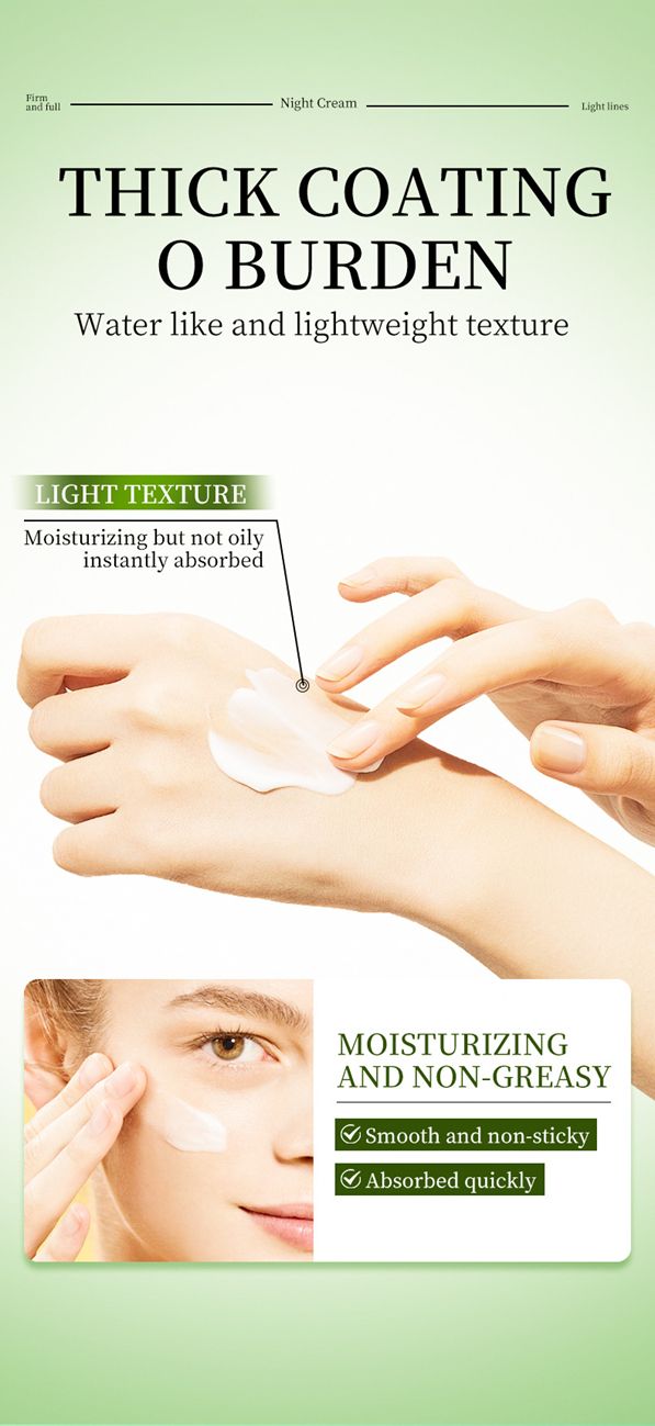 MOIKA Anti-aging night cream moisturizing anti-wrinkle lock moisture firming night cream