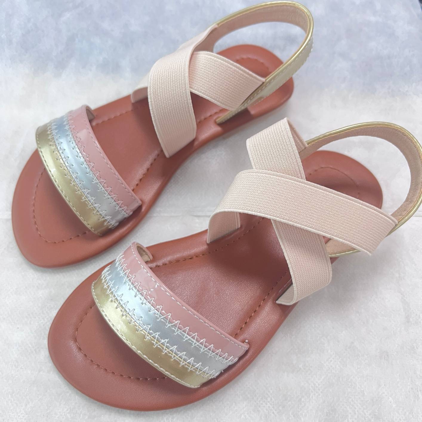 Fashionable Flat Foot Shoes For Kids Fancy Children Girls Summer Sandals Footwear