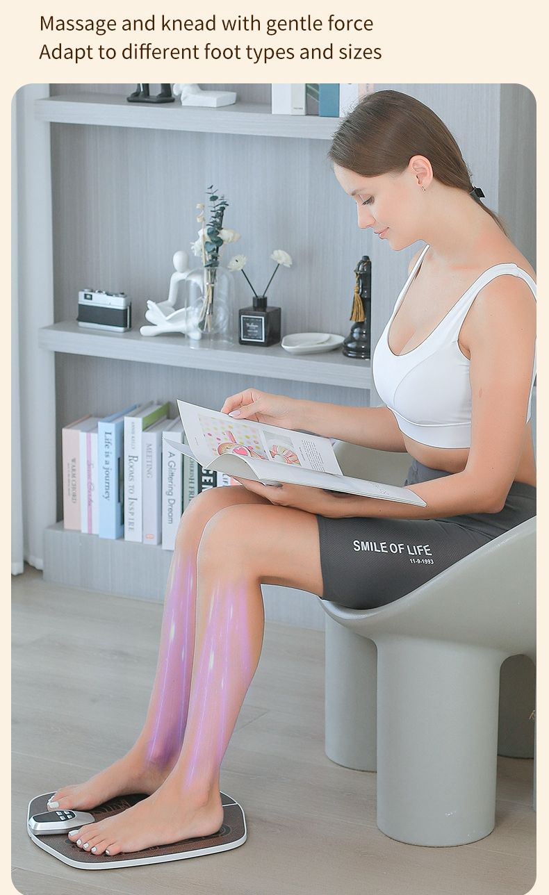 New EMS Foot Massage Mat Foot Therapy Machine Pulse Foot Therapy Massager Micro Current Foot Therapy