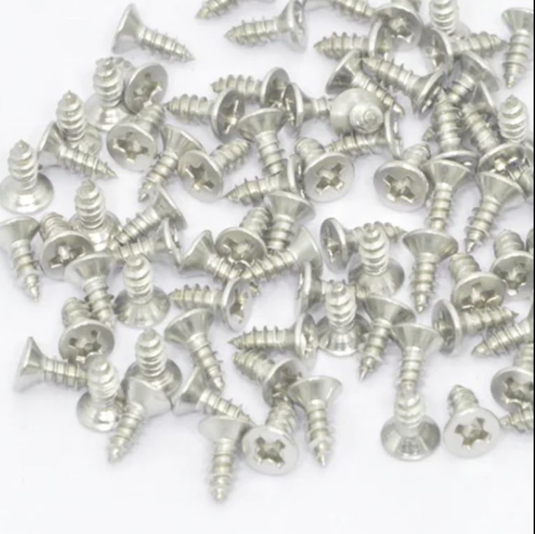 Stock supply cheap M3 round cross-head metal screws 