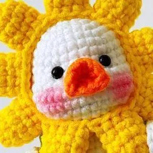 Crochet Swinging Duck Car Charm – Made by Bunny