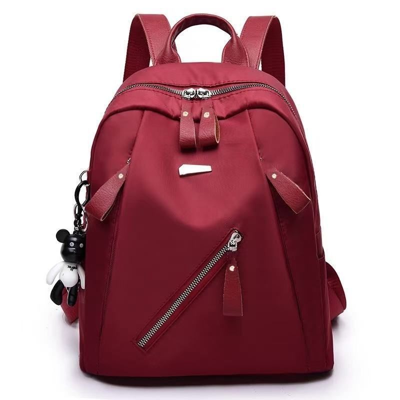 Fashion Trendy Street Style Oxford Cloth Backpack for Women Middle School Student School Bag Shoulder Bag
