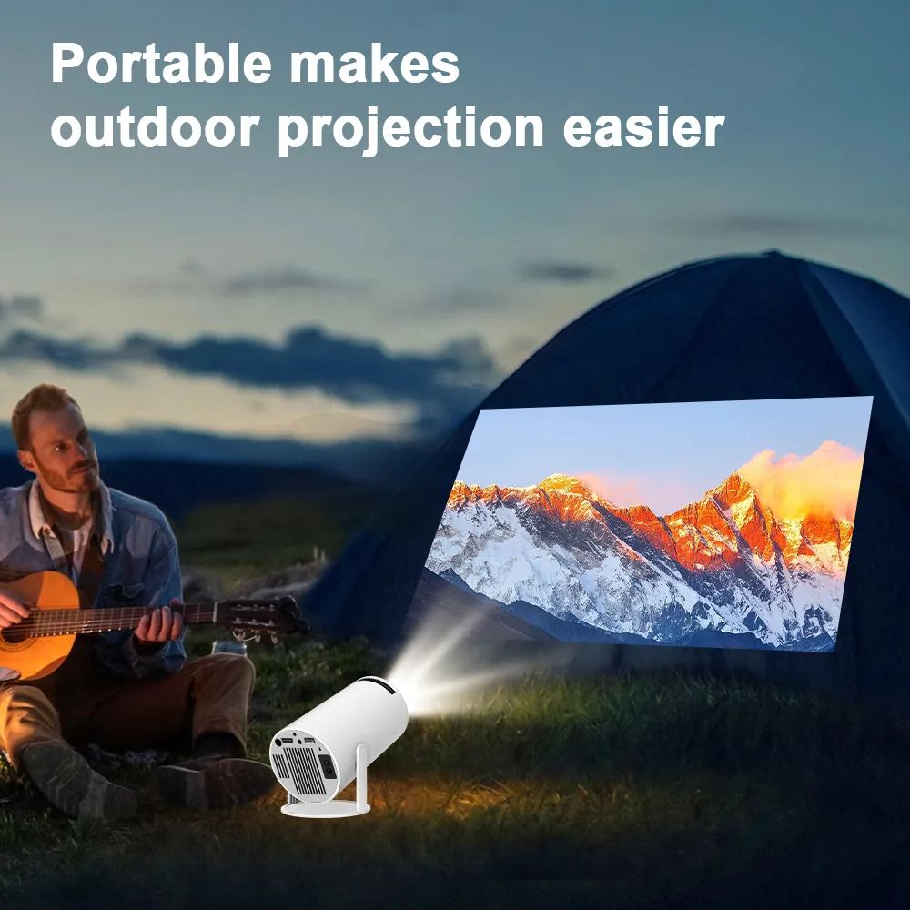 HY300 Transpeed Projector 4K Android 11 Dual Wifi6 200 ANSI Allwinner H713 BT5.0 1080P 1280*720P Home Cinema Outdoor portable Projetor