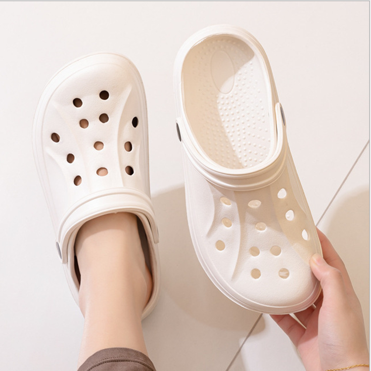 2023 New women's Dongdong shoes comfortable home breathable women's slippers lightweight non slip women's sandals