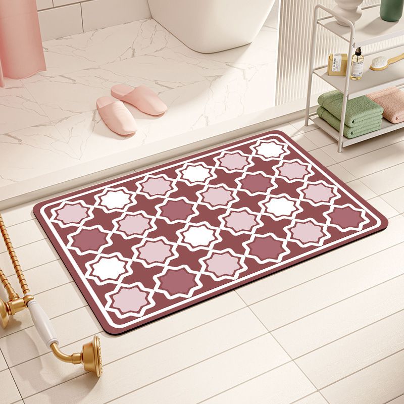Household Non Slip Foot Mats, Soft Diatomaceous Mud Bathroom Floor Carpet