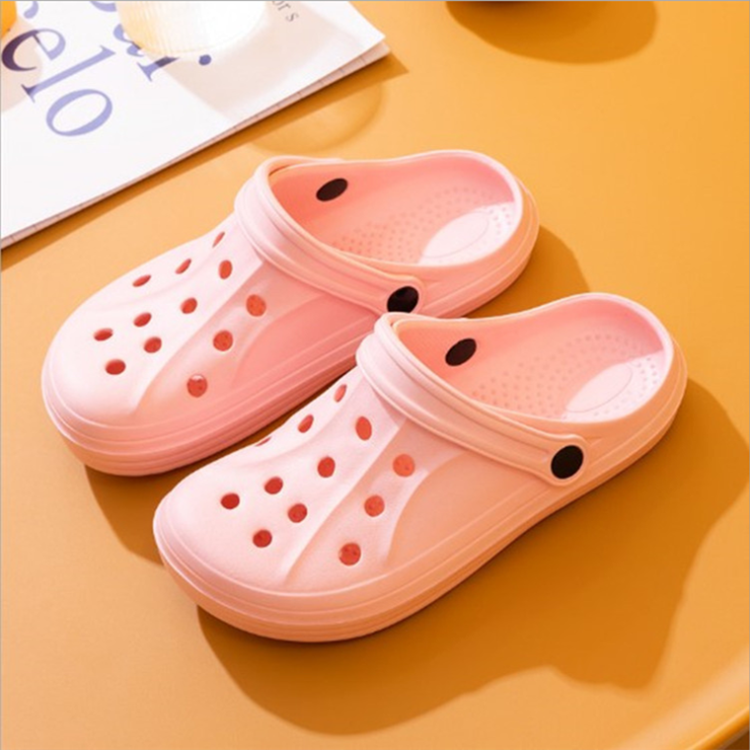 2023 New women's Dongdong shoes comfortable home breathable women's slippers lightweight non slip women's sandals