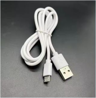 Android Phone Charger USB cable white- USB Cable for smartphone charger-
