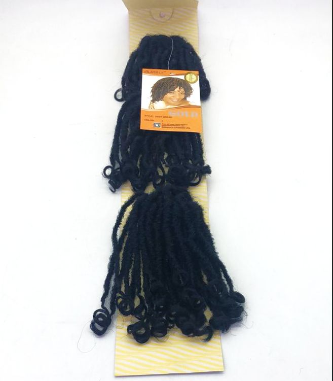 Noble's 3PCS DEEP DREAD Hair Extension BLACK