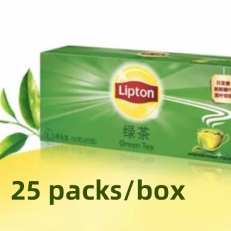 Chinese Tea Lipton Jasmine Green Tea Bag 25 bags/box of bagged tea CRRSHOP Independent packaging in small bags25 packs/box