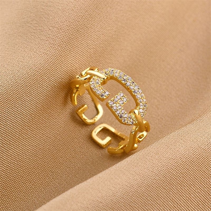 Premium Ring Pearl zircon open ring CRRSHOP Ring accessories free shipping 