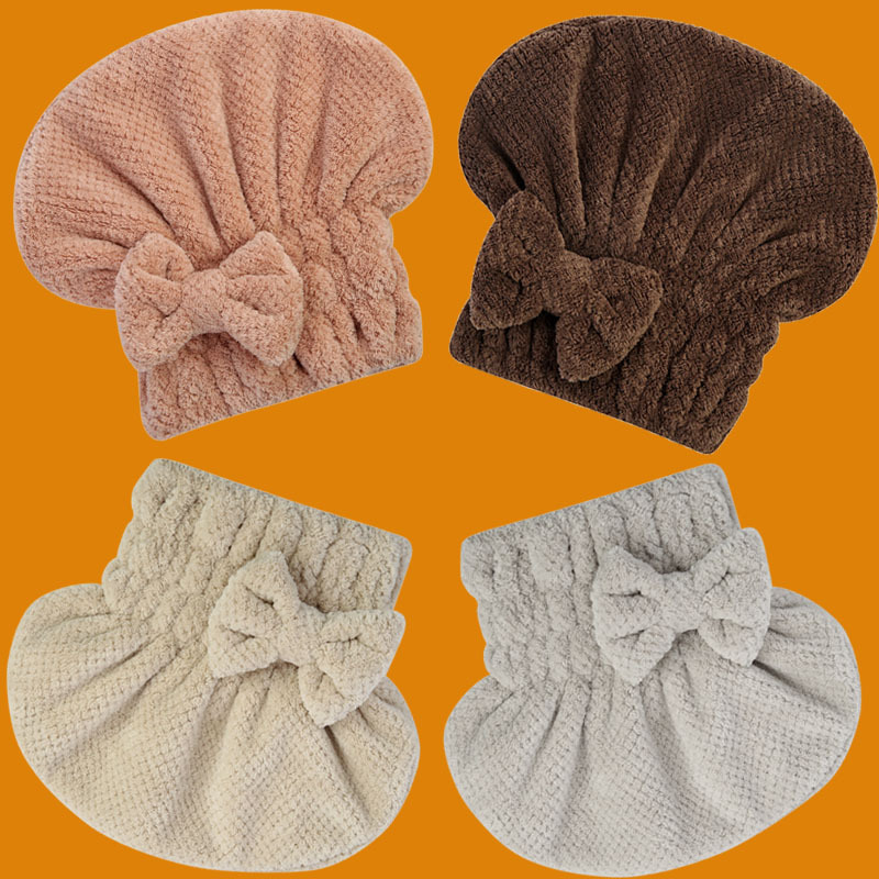 Sustainable Dry Hair Towel Quick Drying Soft Microfiber Hair Towel Cap for Hair Hat