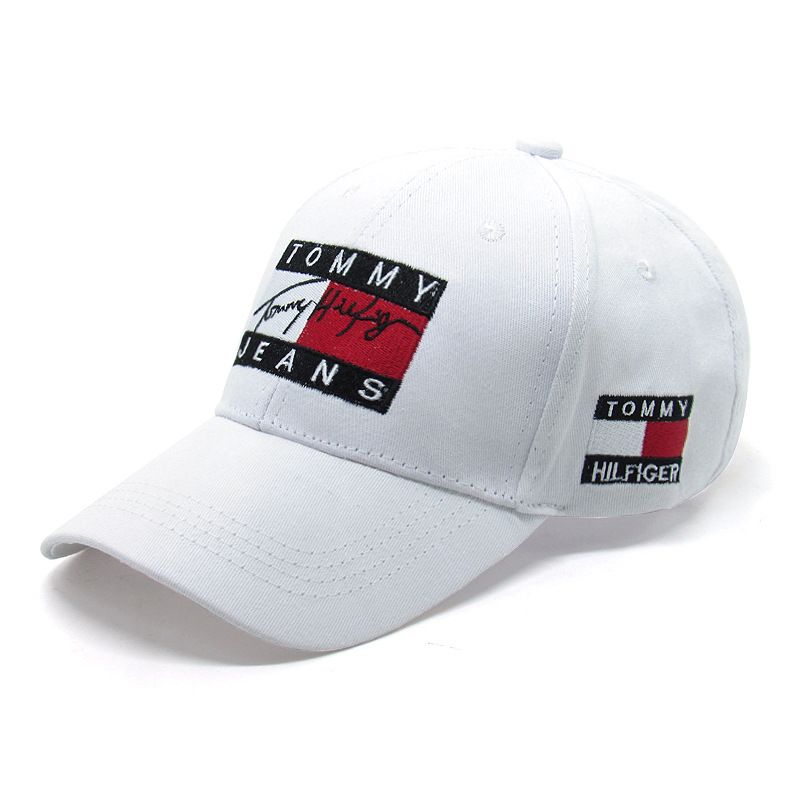 th0001 Men Women Summer Fashion Dad Hat Snap-back Stick Flag letter Embroidery Black White Baseball Cap Women